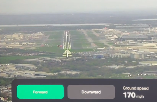 Landing at Heathrow